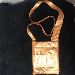 Latico copper crossbody purse